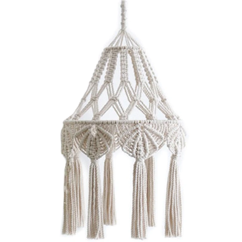 Woven Lamp Shade Macrame Wall Hanging Lamp Room Coffee Restaurant Decoration Tapestry Lampshade Bedroom Decor
Woven Lamp Shade Macrame Wall Hanging Lamp Room Coffee Restaurant Decoration Tapestry Lampshade Bedroom Decor