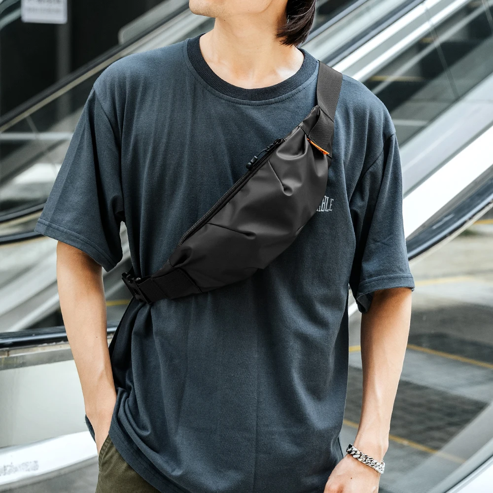 Anti-thief Chest Bag Pure Black Color Multifunction Crossbody Bag Fashion Waterproof Short Trip Younger Chest Bag Phone Purses
Anti-thief Chest Bag Pure Black Color Multifunction Crossbody Bag Fashion Waterproof Short Trip Younger Chest Bag Phone Purses