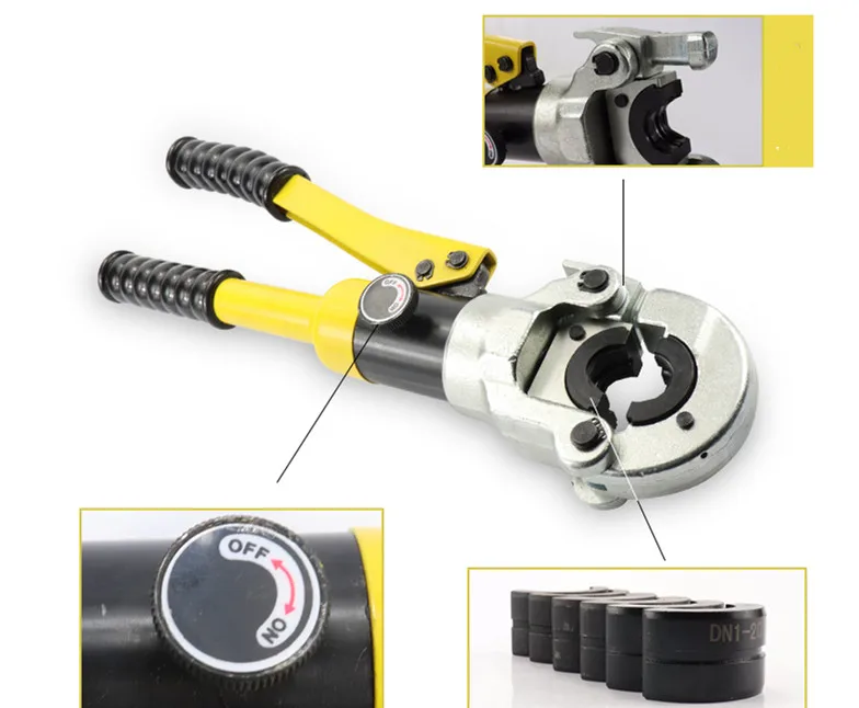 Hydraulic Pipe Crimping Tools Pex Pressing Tools With TH jaws 16-32mm GC-1632
Hydraulic Pipe Crimping Tools Pex Pressing Tools With TH jaws 16-32mm GC-1632