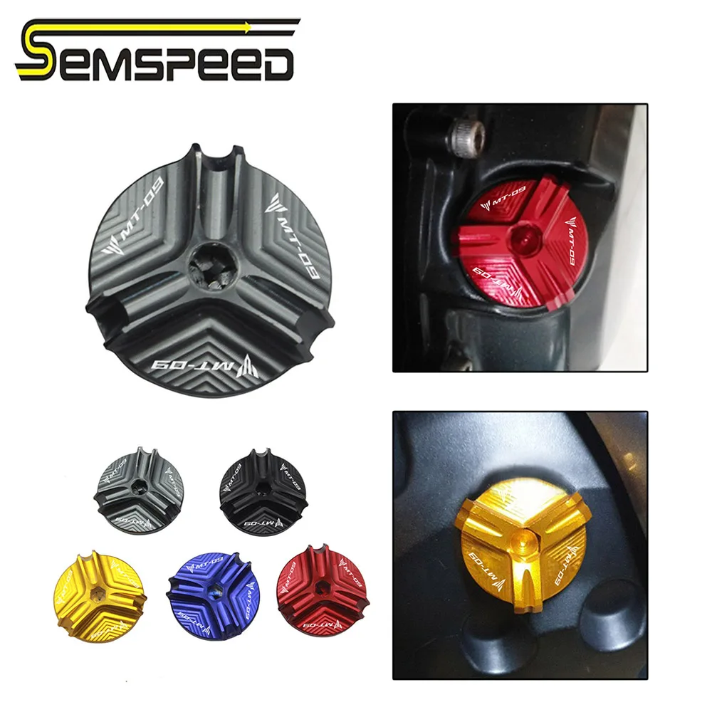 SEMSPEED с логотипом MT 09 M20 * 2 5 мотоциклетный масляный Разъем для Yamaha MT09 Tracer/FJ09 2015 2019 2020