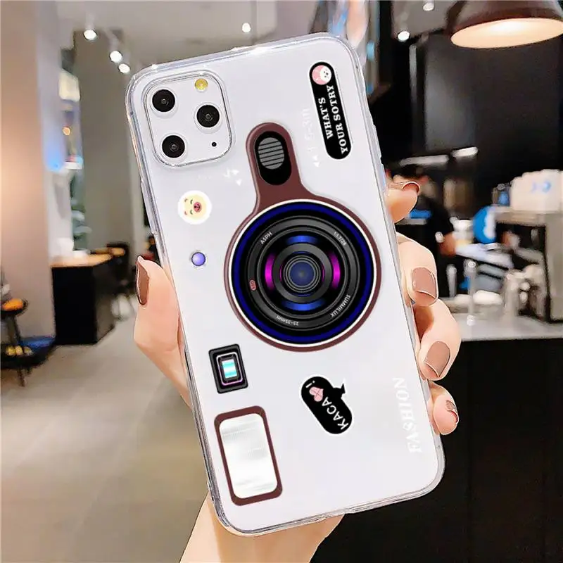 Fashion luxury camera Phone Case Transparent soft For iphone 5 5s 5c se 6 6s 7 8 11 12 plus mini x xs xr pro max
Fashion luxury camera Phone Case Transparent soft For iphone 5 5s 5c se 6 6s 7 8 11 12 plus mini x xs xr pro max