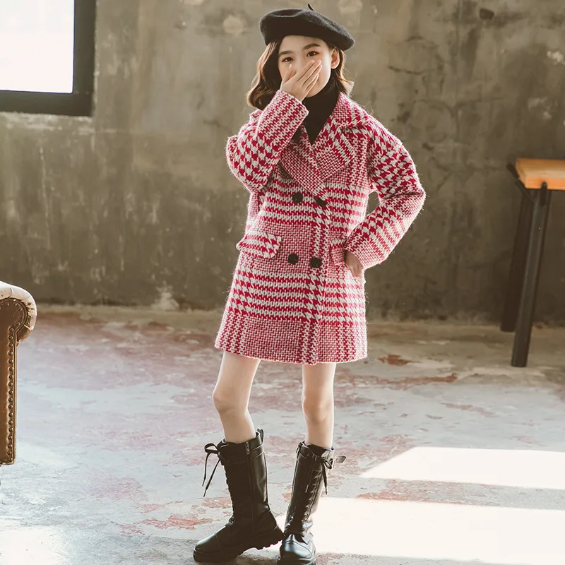 Cool Jacket Winter Spring Coat Outerwear Top Children Clothes School Kids Costume Teenage Girl Clothing Woolen Cloth High Qualit
Cool Jacket Winter Spring Coat Outerwear Top Children Clothes School Kids Costume Teenage Girl Clothing Woolen Cloth High Qualit