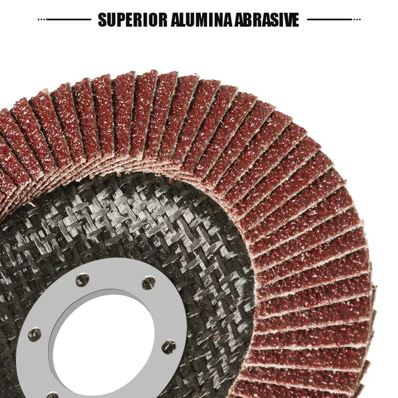 20 Pcs 4-1/2-Inch Flap Discs for Removing Rust and Paint 60 80 Grit Assorted Sanding Grinding Wheels, Type 27
20 Pcs 4-1/2-Inch Flap Discs for Removing Rust and Paint 60 80 Grit Assorted Sanding Grinding Wheels, Type 27