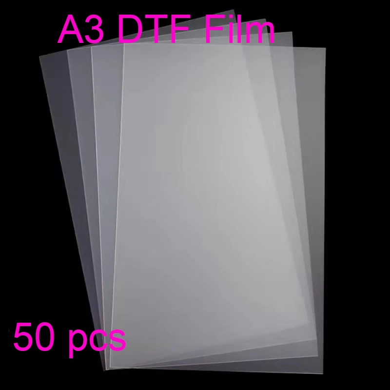 50pcs A3 Digital Transfer Film PET Transfer Film For Printing Direct To Film DTF Ink Printing PET Film
50pcs A3 Digital Transfer Film PET Transfer Film For Printing Direct To Film DTF Ink Printing PET Film