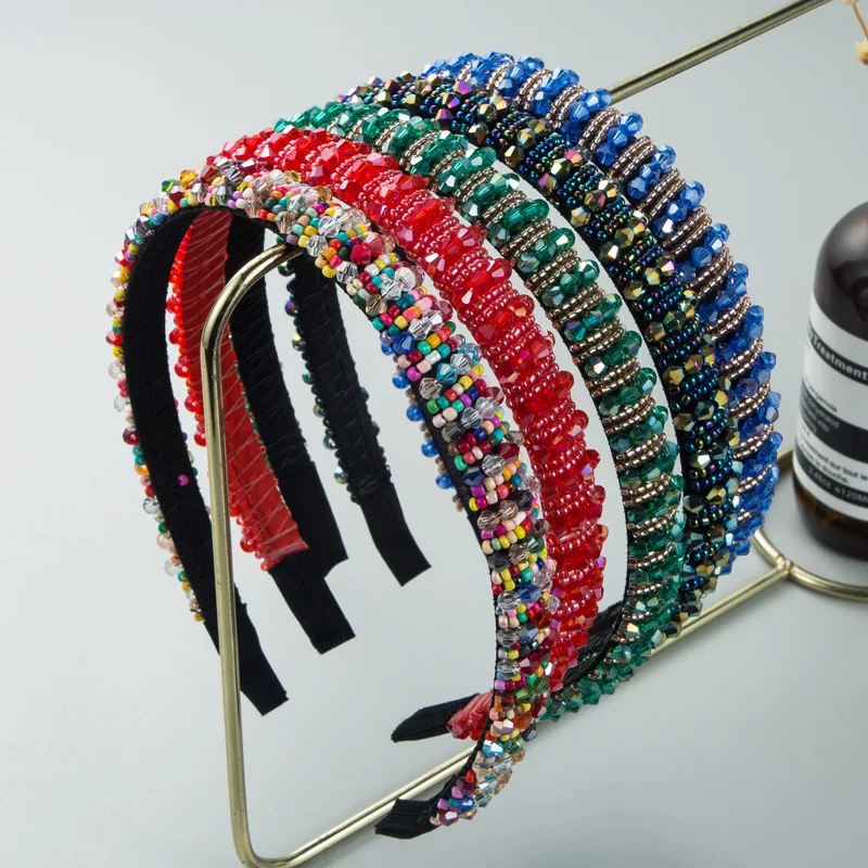 Crystal Beaded Headbands For Women Luxxury Handmade Designer Hairbands Wholesale Bow Hoop Head Bands Wedding Hair Accessories
Crystal Beaded Headbands For Women Luxxury Handmade Designer Hairbands Wholesale Bow Hoop Head Bands Wedding Hair Accessories