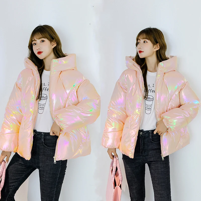 New Colorful Bright Jacket Winter Hooded Parkas Woman Warm Cotton Padded Jackets Woman Coat Thicken Women Casual Puffer Jacket
New Colorful Bright Jacket Winter Hooded Parkas Woman Warm Cotton Padded Jackets Woman Coat Thicken Women Casual Puffer Jacket
