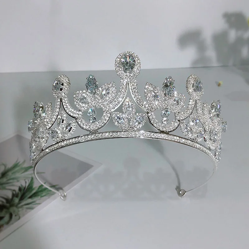Silver Color Bridal Crown For Women Prom Hair Ornaments Rhinestone Zircon Bride Headband Wedding Hair Accessories LXH
Silver Color Bridal Crown For Women Prom Hair Ornaments Rhinestone Zircon Bride Headband Wedding Hair Accessories LXH