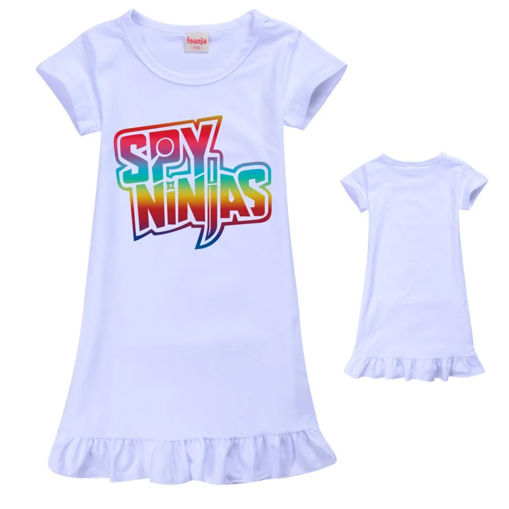SPY NINJA Short Sleeve Princess Pajamas Girls Night Dress Teenage Girl Kids Pajamas Nightgown Kids Dress Polyester Knee-Length
SPY NINJA Short Sleeve Princess Pajamas Girls Night Dress Teenage Girl Kids Pajamas Nightgown Kids Dress Polyester Knee-Length