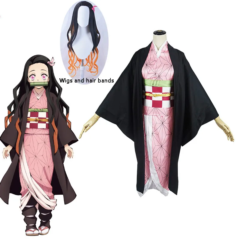 Anime new Kamado Nezuko Cosplay Costumes Kimetsu no Yaiba Women Pink Kimono Halloween Costumes for Women
Anime new Kamado Nezuko Cosplay Costumes Kimetsu no Yaiba Women Pink Kimono Halloween Costumes for Women