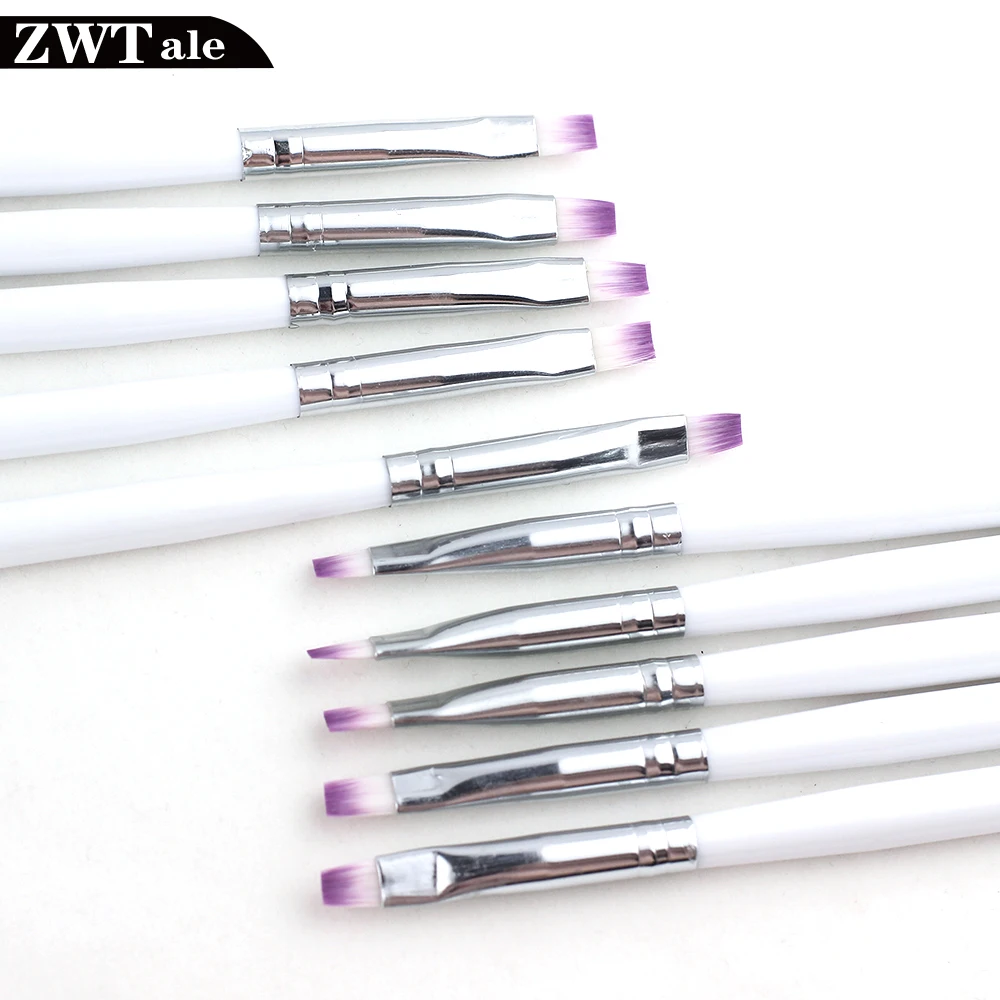 ZWTale manucure brosse A ongles pour Art des pinceaux de peinture deption pointillage Kit Para ongl| |