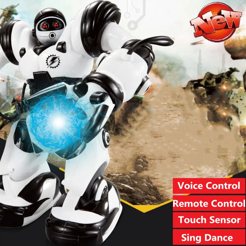 Smart Intelligent Remote Control Robot Toy Voice Control With Touch Sensor Touch Control Robot Toy Can Dancing Singing RC Robots
Smart Intelligent Remote Control Robot Toy Voice Control With Touch Sensor Touch Control Robot Toy Can Dancing Singing RC Robots