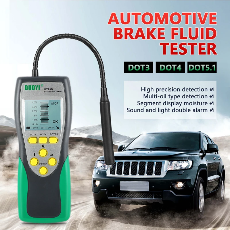 DY23 / DY23B Accurately test car water brake fluid content check universal tool quality car brake fluid tester
DY23 / DY23B Accurately test car water brake fluid content check universal tool quality car brake fluid tester