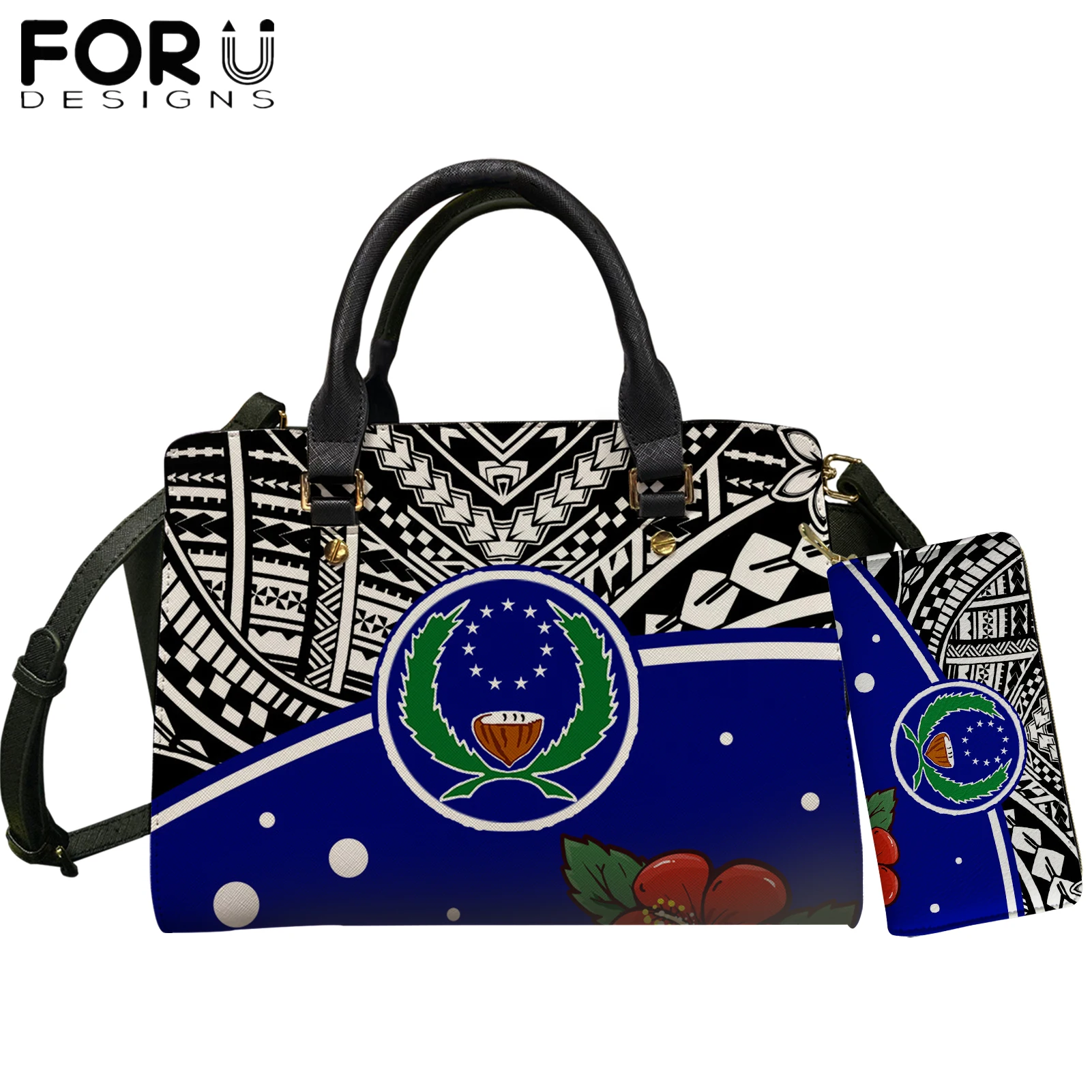 FORUDESIGNS Luxury Designer Ladies Top-handle Totes Bags Pohnpei Polynesian Tribal Prints Female Lether Handbags Party Purse Sac
FORUDESIGNS Luxury Designer Ladies Top-handle Totes Bags Pohnpei Polynesian Tribal Prints Female Lether Handbags Party Purse Sac
