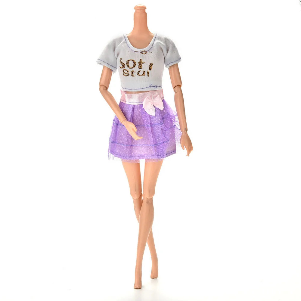 Crop Top Skirts Suit Set Bowknot Party Gown Skirts For Barbie Doll Best Gift Toys Doll Accessorises Fashion New Handmade
Crop Top Skirts Suit Set Bowknot Party Gown Skirts For Barbie Doll Best Gift Toys Doll Accessorises Fashion New Handmade