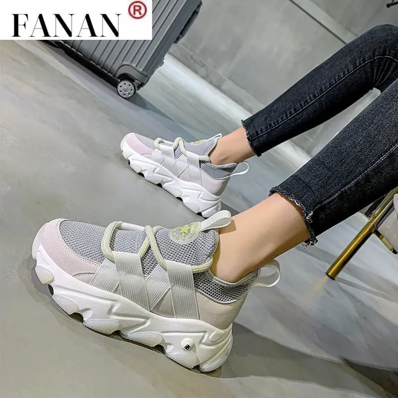 2021 Spring Woman Mesh Surface Breathable Casual Shoes Fashion Woman Lace-up Vulcanized Shoes Platform Comfort Woman Sneakers
2021 Spring Woman Mesh Surface Breathable Casual Shoes Fashion Woman Lace-up Vulcanized Shoes Platform Comfort Woman Sneakers