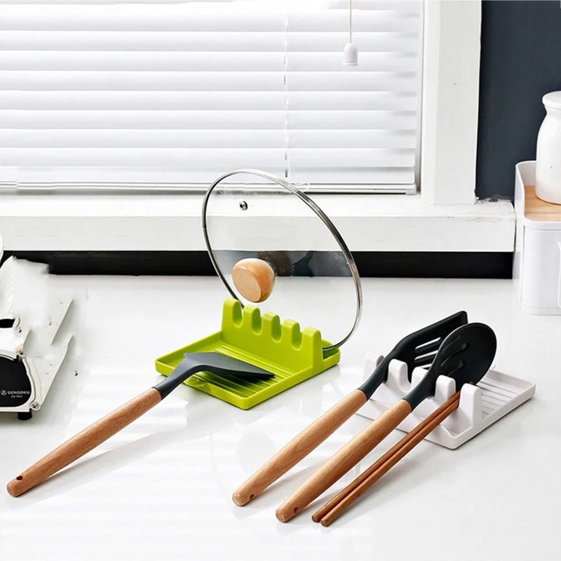 Kitchen Spoon Storage Holder Plastic Spatula Rack Lid Stand Non-slip Chopsticks Shelf Fork Organizer Kitchen Tableware Holder
Kitchen Spoon Storage Holder Plastic Spatula Rack Lid Stand Non-slip Chopsticks Shelf Fork Organizer Kitchen Tableware Holder