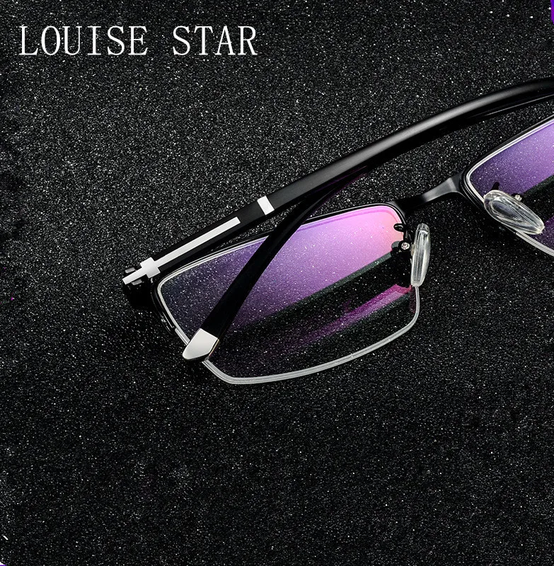 New Ultra-light β Titanium Glasses Frame Men's Business Half-frame Cross Glasses Myopia Unique Design Glasses Prescription
New Ultra-light β Titanium Glasses Frame Men's Business Half-frame Cross Glasses Myopia Unique Design Glasses Prescription