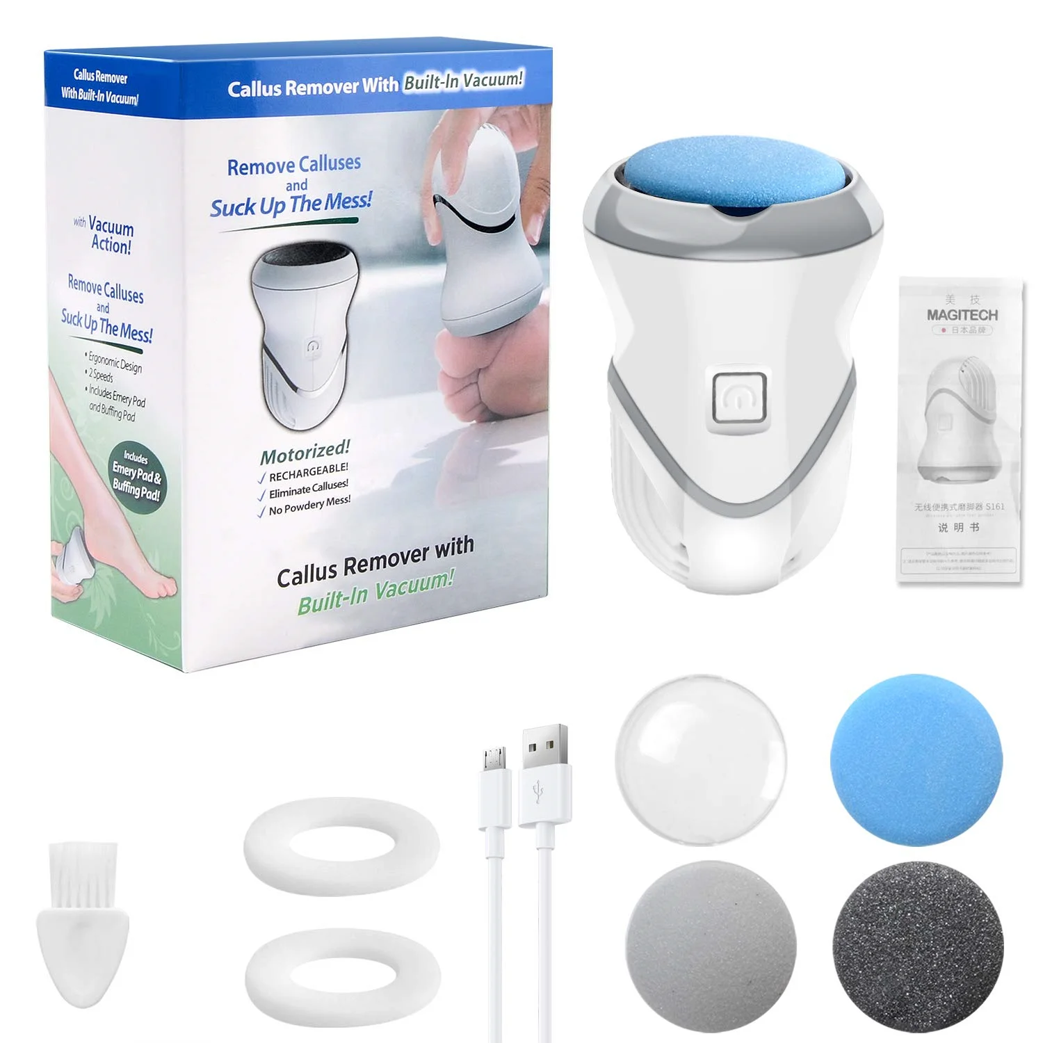 Foot Massager Electric Foot File Care File Callus Remover Portable Pedicure Foot File 3 Grinding Head Usb Rechargeable Pedicure
Foot Massager Electric Foot File Care File Callus Remover Portable Pedicure Foot File 3 Grinding Head Usb Rechargeable Pedicure