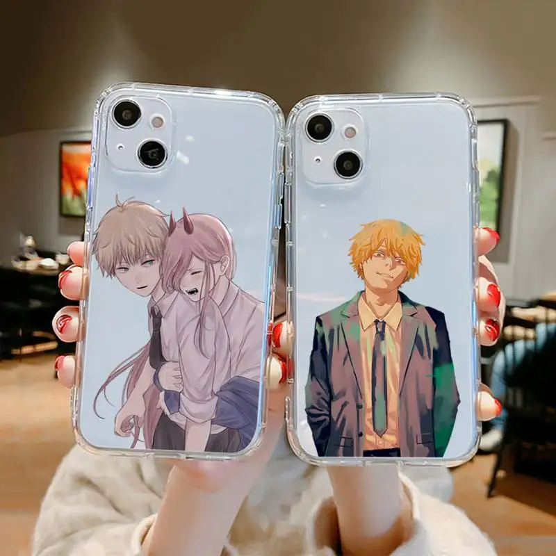 Cartoon Anime Chainsaw Man Phone Case Transparent for iPhone 7 8 11 12 13 mini pro X XS XR MAX Plus
Cartoon Anime Chainsaw Man Phone Case Transparent for iPhone 7 8 11 12 13 mini pro X XS XR MAX Plus
