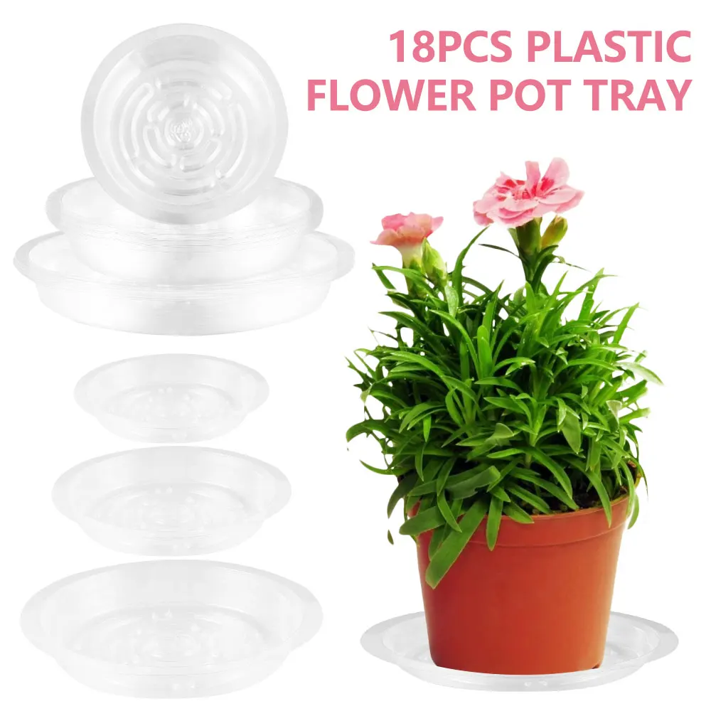 18PC Flower Pot Saucers Flower Drip Tray Garden Plants Saucer Gardening Accessories Drip Drain Tray Tray Plant Care Container
18PC Flower Pot Saucers Flower Drip Tray Garden Plants Saucer Gardening Accessories Drip Drain Tray Tray Plant Care Container