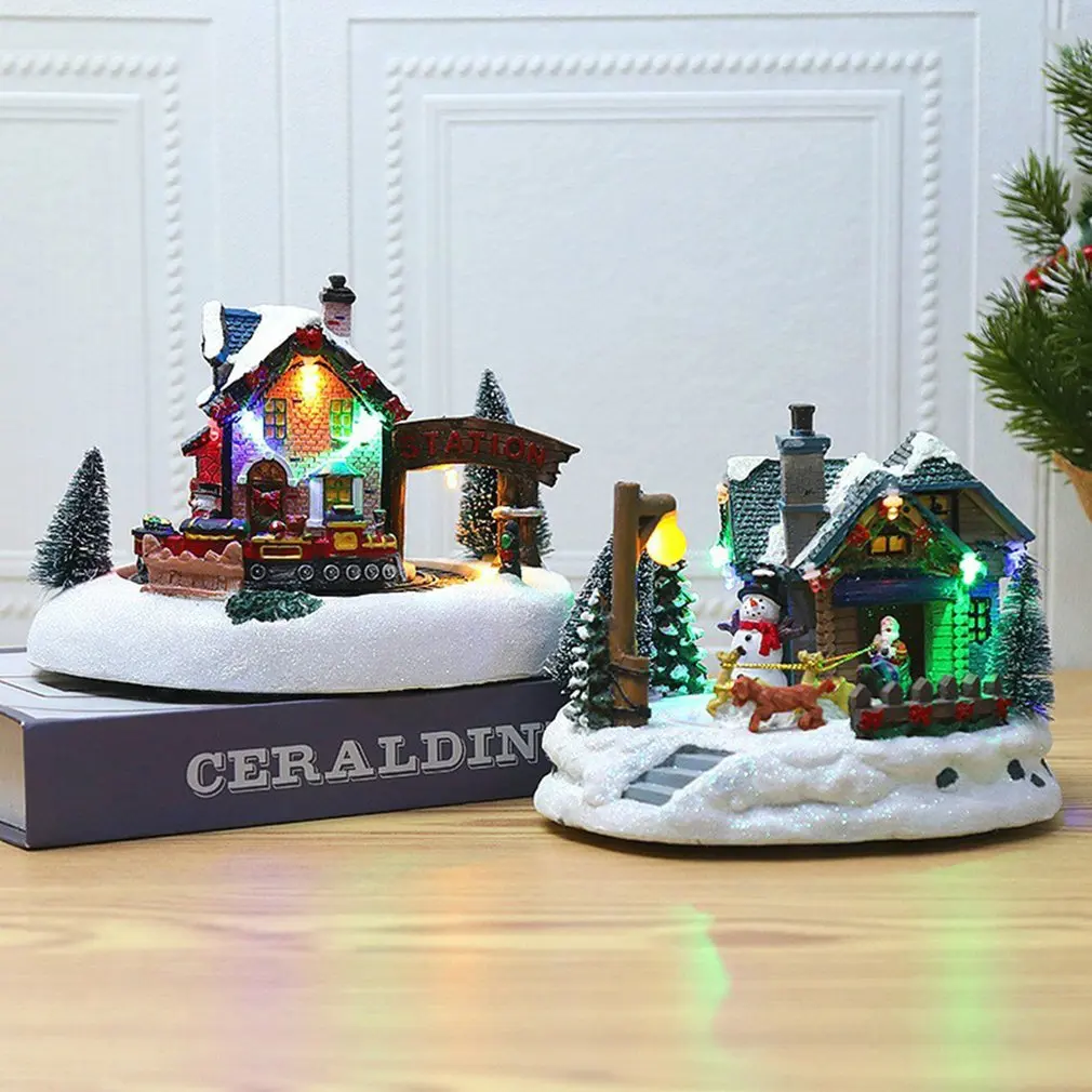 Christmas Lane Animated Snow Village Santas Wonderland House Moving Train LED Light Up Music Playing Xmas Atmosphere Ornaments
Christmas Lane Animated Snow Village Santas Wonderland House Moving Train LED Light Up Music Playing Xmas Atmosphere Ornaments
