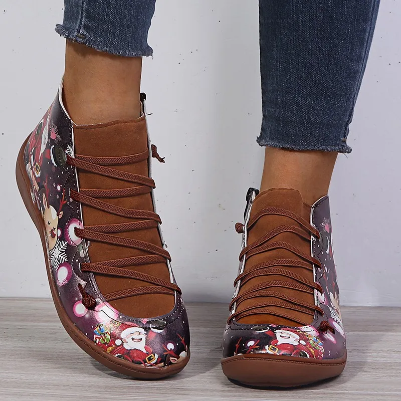 Women's Autumn Boots; Pu Side Zipper Flat Women's Boots; Fashionable Short Boots Women's Shoes Plus Size 43
Women's Autumn Boots; Pu Side Zipper Flat Women's Boots; Fashionable Short Boots Women's Shoes Plus Size 43