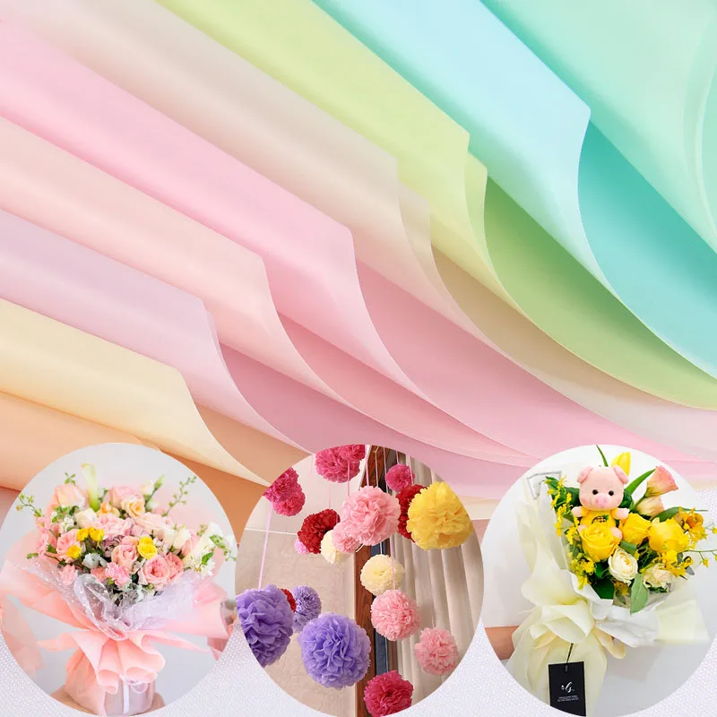10PCS/bag 50*65cm Tissue Paper DIY Handmade Craft Paper Flowers Gift Packing Wedding Festive & Party Home Decoration Supplies
10PCS/bag 50*65cm Tissue Paper DIY Handmade Craft Paper Flowers Gift Packing Wedding Festive & Party Home Decoration Supplies
