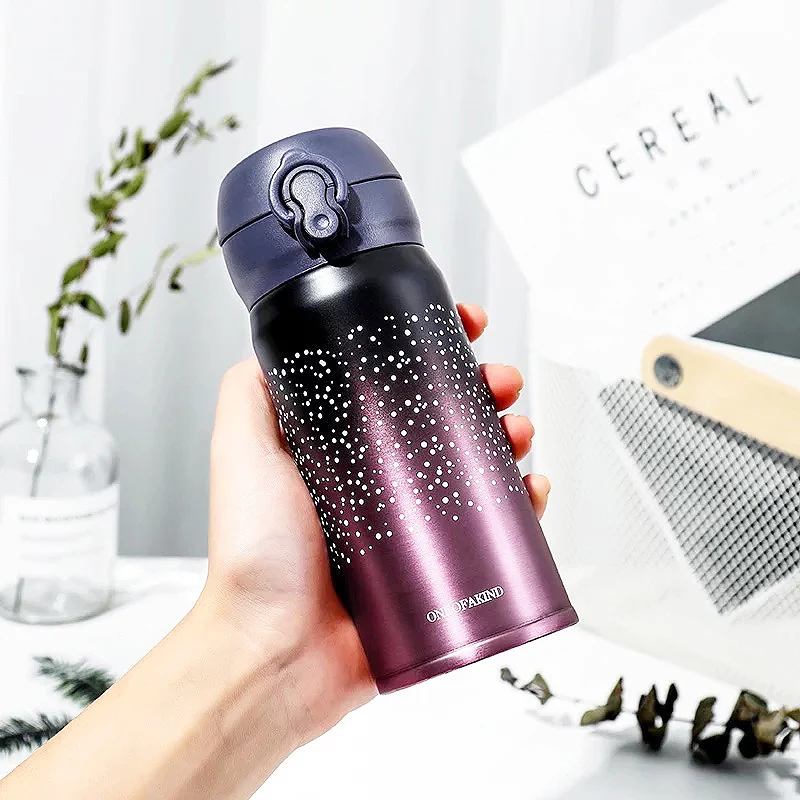 Vacuum Flask Thermos Mug Coffee For Tea Stainless Steel Cup Portable Stars Color Gradient Bottle Travel Thermal Mug 350ml/500ml
Vacuum Flask Thermos Mug Coffee For Tea Stainless Steel Cup Portable Stars Color Gradient Bottle Travel Thermal Mug 350ml/500ml