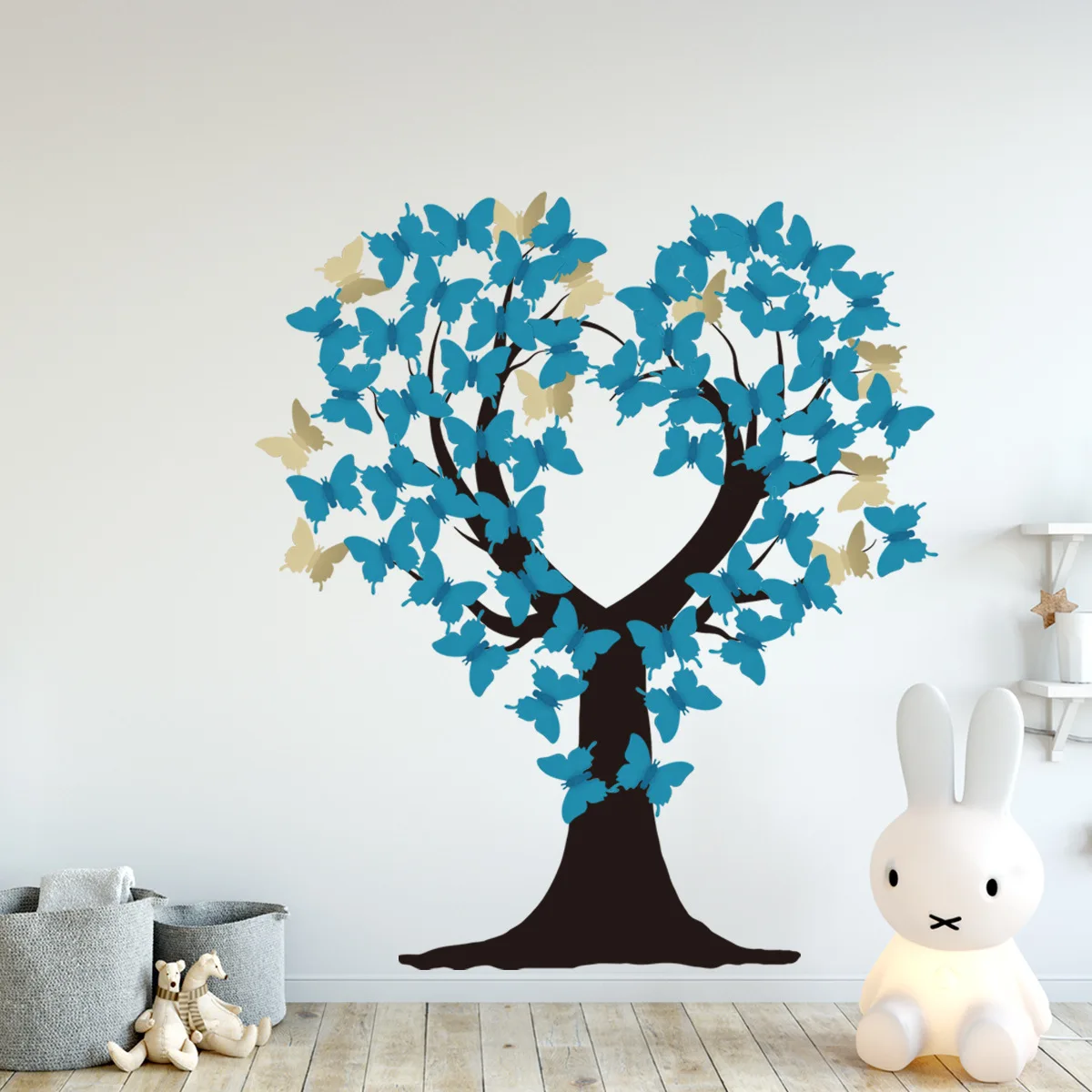 DIY Love Butterflies Tree Wall Stickers Home Living Room Wall Decals 3D Art Boy Girl Bedroom Kids Room Decor Creative Wallpaper
DIY Love Butterflies Tree Wall Stickers Home Living Room Wall Decals 3D Art Boy Girl Bedroom Kids Room Decor Creative Wallpaper