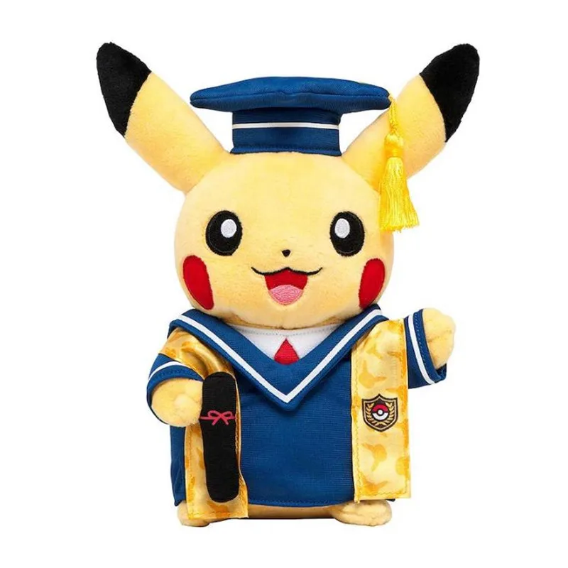 28CM TAKARA TOMY Pokemon Graduated Phd Pikachu Plush Toys Kawaii Stuffed Toys Pokémon Pikachu Janpanse Anime Dolls Kids Gifts
28CM TAKARA TOMY Pokemon Graduated Phd Pikachu Plush Toys Kawaii Stuffed Toys Pokémon Pikachu Janpanse Anime Dolls Kids Gifts