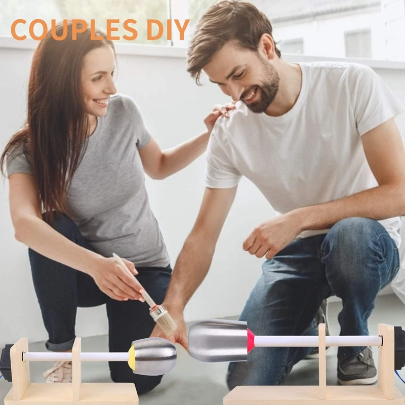Big deal Craft Glass Rotator, Wooden Electric Glass Rotator, with Motor, DIY Rotating Cup Rotator, Household Cup Rotator US Plug
Big deal Craft Glass Rotator, Wooden Electric Glass Rotator, with Motor, DIY Rotating Cup Rotator, Household Cup Rotator US Plug