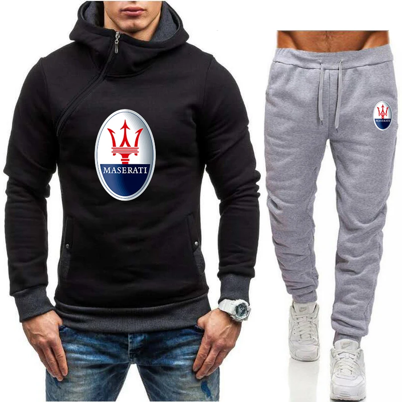 MASERATI Car logo Men's Suit Oblique zipper Hoodie + Pants Harajuku Sportswear Casual Men/Women Training Sports Shirt
MASERATI Car logo Men's Suit Oblique zipper Hoodie + Pants Harajuku Sportswear Casual Men/Women Training Sports Shirt