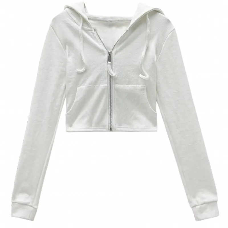 New 2021 Winter Spring Women's Sweaters Short Cardigans Zipper Hooded Thicken Knitted Wild Korean Lady Top
New 2021 Winter Spring Women's Sweaters Short Cardigans Zipper Hooded Thicken Knitted Wild Korean Lady Top