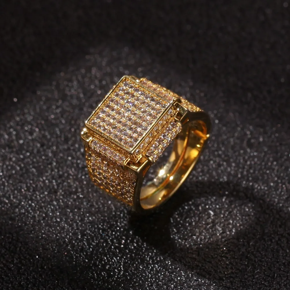 1 New Charm Rock Punk Micro Pave Geometric Hiphop Men Ring Iced Out Cubic Zirconia Gold Gold Color Fashion Jewelry Gift
1 New Charm Rock Punk Micro Pave Geometric Hiphop Men Ring Iced Out Cubic Zirconia Gold Gold Color Fashion Jewelry Gift