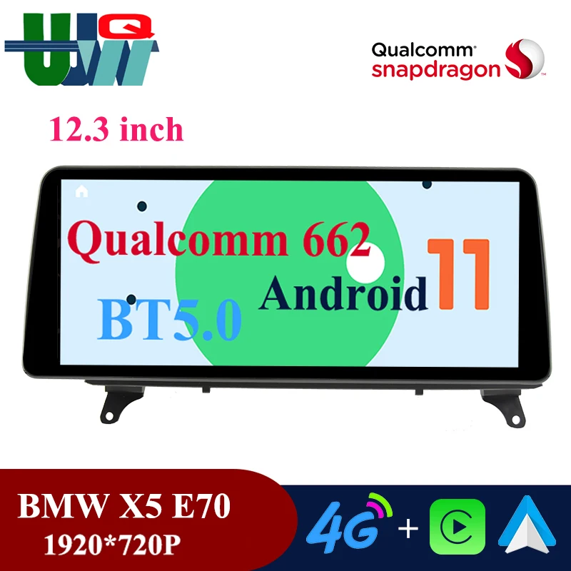 Автомагнитола UJQW, 12,3 дюйма, Android 11, Snapdragon 128G, для BMW X5 E70/X6 E71 (2007-2013), CCC/CIC
Автомагнитола UJQW, 12,3 дюйма, Android 11, Snapdragon 128G, для BMW X5 E70/X6 E71 (2007-2013), CCC/CIC