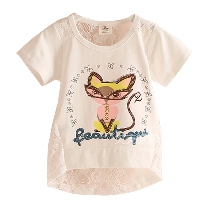 2021 Summer 3-12 Years Birthday Lovely Funny Cartoon Cat Print Lace Embroidery Hollow Out Short Sleeve T Shirt Teenagers Girl
2021 Summer 3-12 Years Birthday Lovely Funny Cartoon Cat Print Lace Embroidery Hollow Out Short Sleeve T Shirt Teenagers Girl