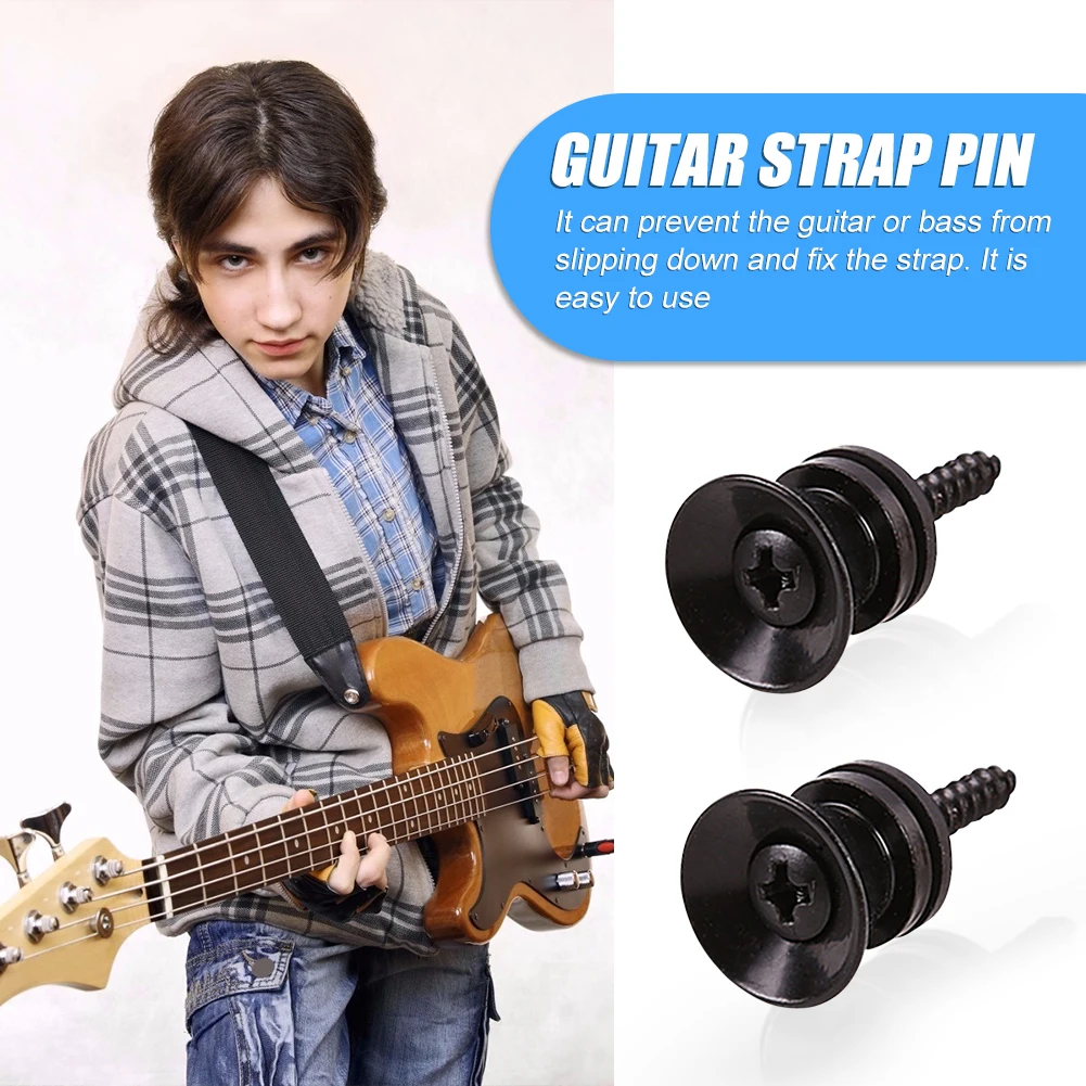 2pcs Practical Guitar Pegs for Folk Ukulele Guitar Strap Buckle Button End Lock Pins Stringed Instruments Accessories
2pcs Practical Guitar Pegs for Folk Ukulele Guitar Strap Buckle Button End Lock Pins Stringed Instruments Accessories