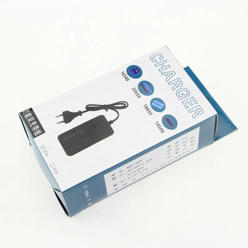 GTF Strong light flashlight with twin-slot two-seater universal charger 18650 26650 lithium battery charger
GTF Strong light flashlight with twin-slot two-seater universal charger 18650 26650 lithium battery charger