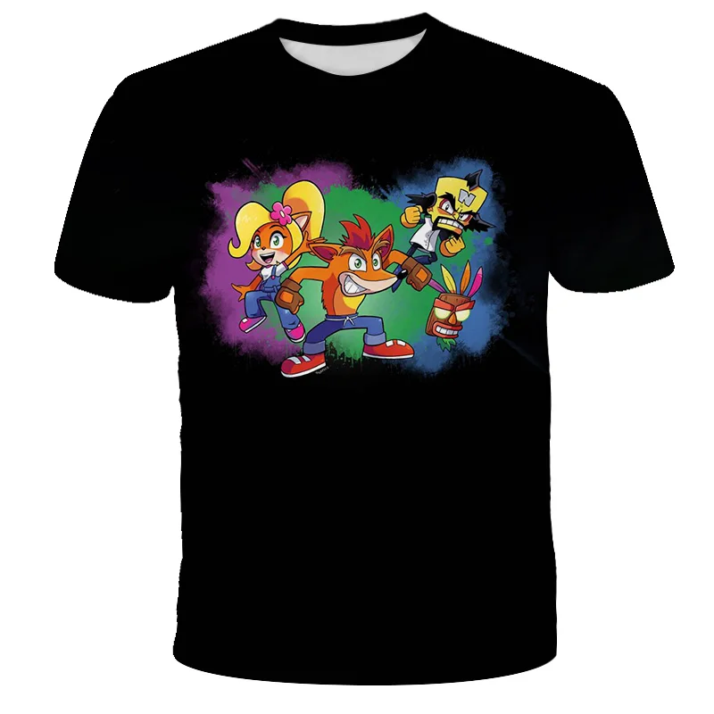 Summer Boys girls 3D Crash Bandicoot T-Shirts kids Custom Short Sleeve T Shirts high quality costume funny Children's clothing 
Summer Boys girls 3D Crash Bandicoot T-Shirts kids Custom Short Sleeve T Shirts high quality costume funny Children's clothing