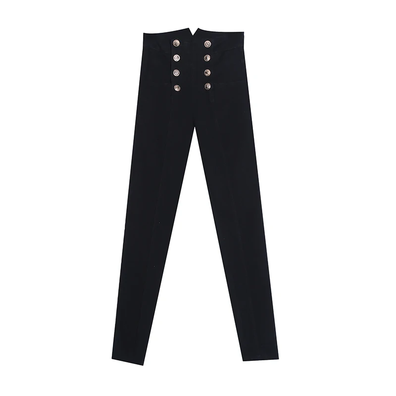 Fashion women's trousers autumn high-elastic double-breasted tight-fitting high-waisted slimming pants Women's pants
Fashion women's trousers autumn high-elastic double-breasted tight-fitting high-waisted slimming pants Women's pants