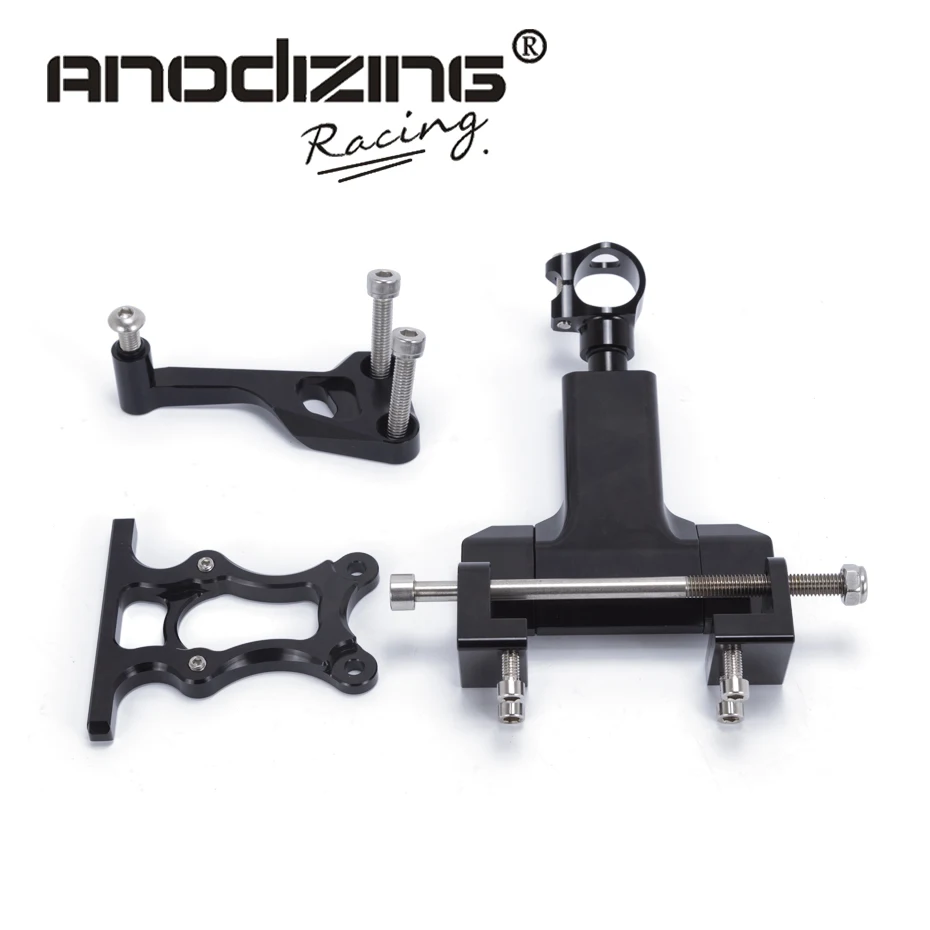 black color Adjustable Steering Damper with Bracket Mount kit For YAMAHA MT07 FZ07 2014-2017
black color Adjustable Steering Damper with Bracket Mount kit For YAMAHA MT07 FZ07 2014-2017