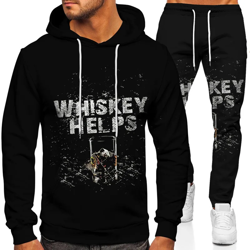 Men's Leisure Sports Long Sleeve Suit Printed Hoodie Sweatpants Two-Piece Suit Fashion
Men's Leisure Sports Long Sleeve Suit Printed Hoodie Sweatpants Two-Piece Suit Fashion