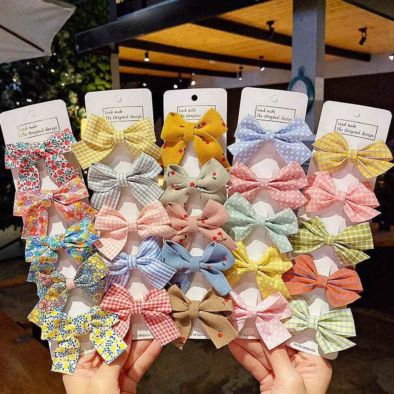 2/4/5 Pcs/Set Lattice Flower Bows Baby Hair Clips Kids Girl Hairpins Dot Children Clip Barrettes Baby Hair Accessories
2/4/5 Pcs/Set Lattice Flower Bows Baby Hair Clips Kids Girl Hairpins Dot Children Clip Barrettes Baby Hair Accessories