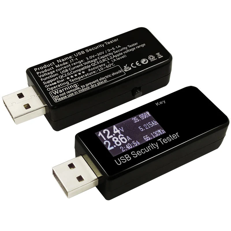 Digital Dispay 3V-30V Mini LCD USB Voltage Current Detector Mobile Power USB Charger Tester Meter
Digital Dispay 3V-30V Mini LCD USB Voltage Current Detector Mobile Power USB Charger Tester Meter