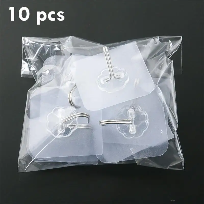 10 Sets Of Hooks Are Convenient For Nail-Free Sticky Hooks, Household Sticky Wall Clothes Hangers, Transparent Cartoon Hooks
10 Sets Of Hooks Are Convenient For Nail-Free Sticky Hooks, Household Sticky Wall Clothes Hangers, Transparent Cartoon Hooks