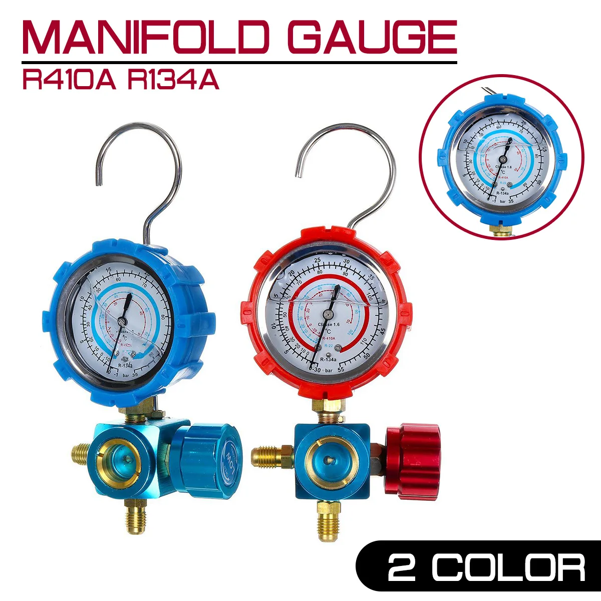 Manifold Digital Pressure Gauge Manifold Gauge Car Refrigerator Refrigerant High/Low R410a R134a Refrigerant Filling Device
Manifold Digital Pressure Gauge Manifold Gauge Car Refrigerator Refrigerant High/Low R410a R134a Refrigerant Filling Device