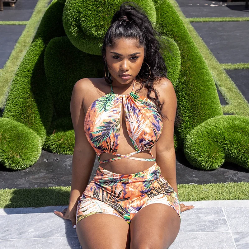 Brazilian Swimsuit 2 Piece Set Sexy Swimwear Halterneck Crop Top And Shorts Suit Swimsuits Beachwear Summer Vacation Outfits
Brazilian Swimsuit 2 Piece Set Sexy Swimwear Halterneck Crop Top And Shorts Suit Swimsuits Beachwear Summer Vacation Outfits