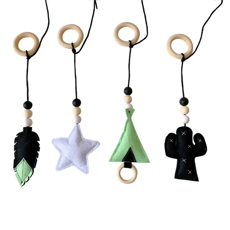 4Pcs/set Solid Wood Fitness Rack Pendant Children Room Decoration Infants Baby Gym Toy Hanging Ornaments
4Pcs/set Solid Wood Fitness Rack Pendant Children Room Decoration Infants Baby Gym Toy Hanging Ornaments
