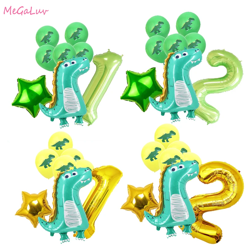8pcs Big Dinosaur Foil Balloons 40inch Green Number Balloons Jungle Safari Party Dinosaur Theme Kids Birthday Decoration Globos
8pcs Big Dinosaur Foil Balloons 40inch Green Number Balloons Jungle Safari Party Dinosaur Theme Kids Birthday Decoration Globos