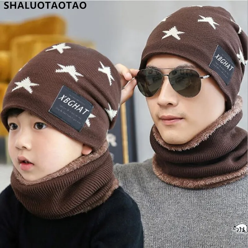 New Winter Men's Hat Children Beanie Hats Scarf Set Soft Thick Warm Parent-Child Outfit Wool Knitted Hat Cycling Sports Ski
New Winter Men's Hat Children Beanie Hats Scarf Set Soft Thick Warm Parent-Child Outfit Wool Knitted Hat Cycling Sports Ski